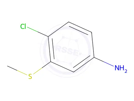 Chemical structure of 4-Chloro-3-(methylsulfanyl)aniline