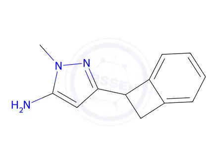 Chemical structure of 3-(Bicyclo[4.2.0]octa-1,3,5-trien-7-yl)-1-methyl-1h-pyrazol-5-amine