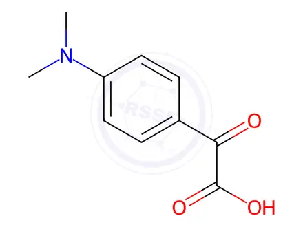 Chemical structure of 2-(4-(Dimethylamino)phenyl)-2-oxoacetic acid
