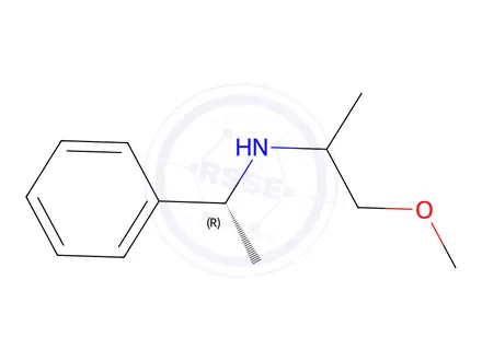 Chemical structure of (1-Methoxypropan-2-yl)[(1r)-1-phenylethyl]amine