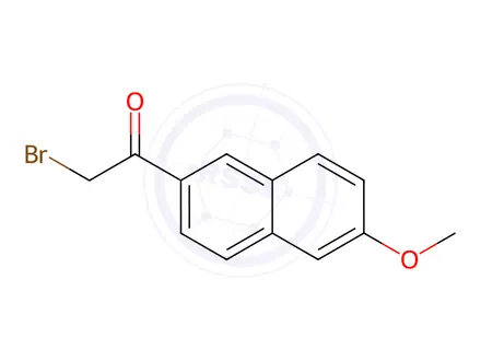 Chemical structure of 2-(Bromoacetyl)-6-methoxynaphthalene