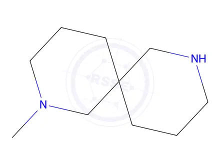 Chemical structure of 2,8-Diazaspiro[5.5]undecane, 2-methyl-