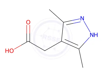 Chemical structure of (3,5-Dimethyl-1H-pyrazol-4-yl)-acetic acid
