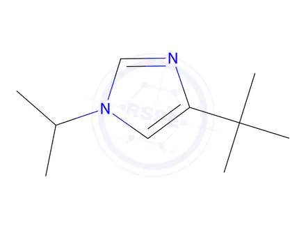 Chemical structure of 1H-Imidazole,4-(1,1-dimethylethyl)-1-(1-methylethyl)-(9CI)