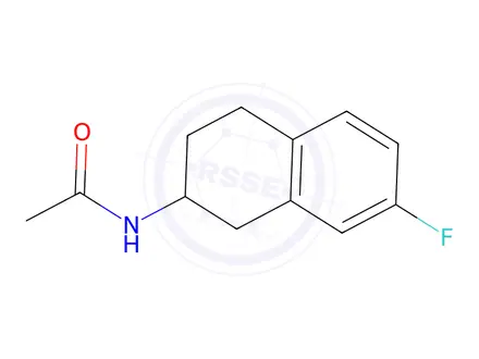 Chemical structure of N-(7-Fluoro-1,2,3,4-tetrahydronaphthalen-2-yl)-acetamide