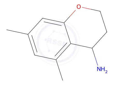 Chemical structure of 5,7-Dimethylchroman-4-amine