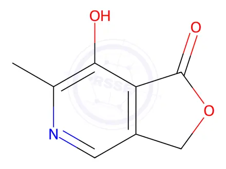 Chemical structure of 4-Pyridoxic Acid Lactone