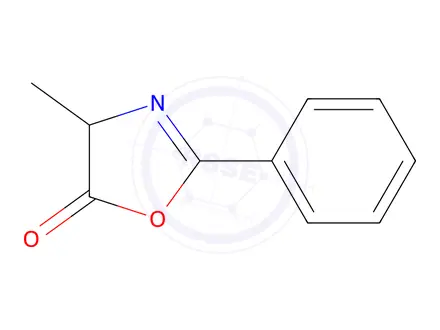 Chemical structure of 4-METHYL-2-PHENYL-2-OXAZOLINE-5-ONE