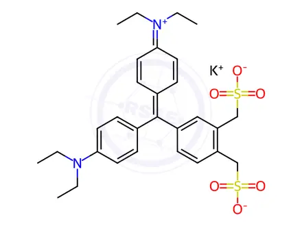 Chemical structure of Acid Green A