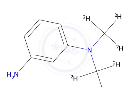 Chemical structure of N1,N1-di(methyl-d3)benzene-1,3-diamine