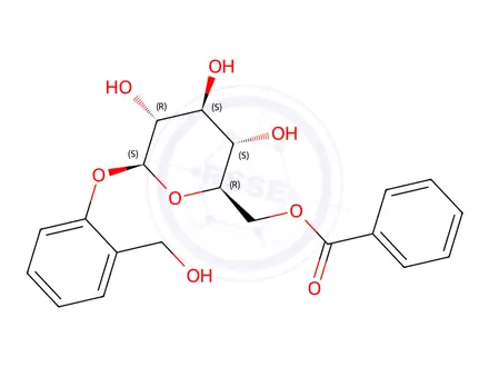 Chemical structure of Populin