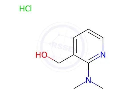 Chemical structure of (2-(Dimethylamino)pyridin-3-yl)methanol hydrochloride