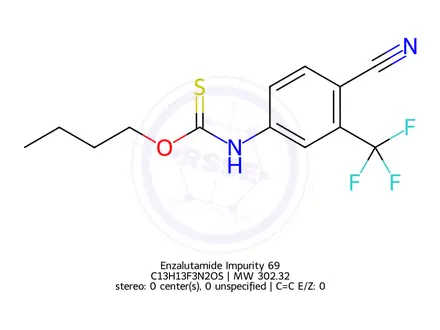 Chemical structure of Enzalutamide Impurity 134