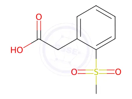 Chemical structure of 2-(2-(methylsulfonyl)phenyl)acetic acid