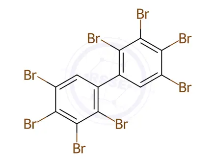 Chemical structure of PBB 194