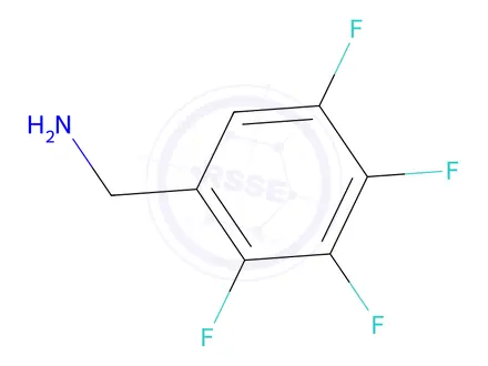 Chemical structure of (2,3,4,5-tetrafluorophenyl)methanamine
