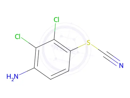 Chemical structure of 2,3-Dichloro-4-thiocyanatoaniline
