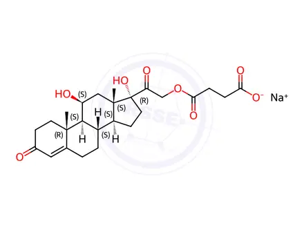 Chemical structure of Hydrocortisone Sodium Succinate