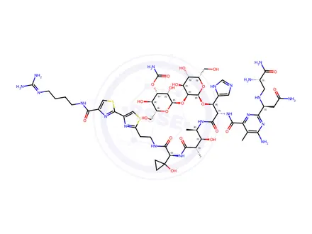 Chemical structure of Cleomycin B2