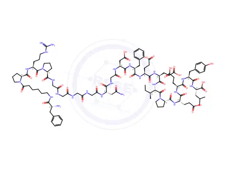 Chemical structure of Bivalirudin Impurity 13