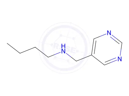 Chemical structure of n-(Pyrimidin-5-ylmethyl)butan-1-amine