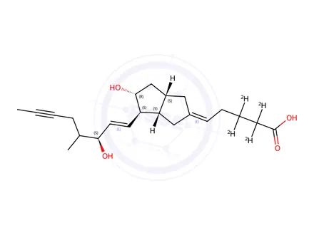 Chemical structure of Iloprost-d4
