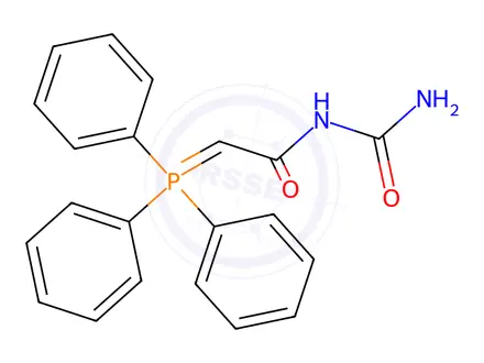 Chemical structure of N-Carbamoyl-2-(triphenylphosphoranylidene)acetamide