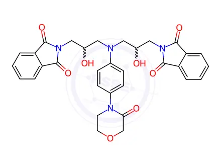Chemical structure of Rac-Rivaroxaban Diphthalimido Morpholinone Analog