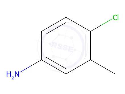Chemical structure of 4-chloro-3-methylaniline