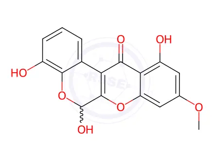 Chemical structure of Boeravinone O