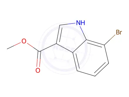Chemical structure of Methyl 7-Bromo-1h-indole-3-carboxylate