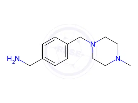 Chemical structure of (4-[(4-Methylpiperazin-1-yl)methyl]phenyl)methylamine