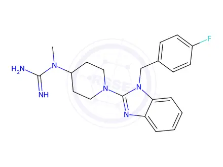 Chemical structure of Mizolastine Impurity 12