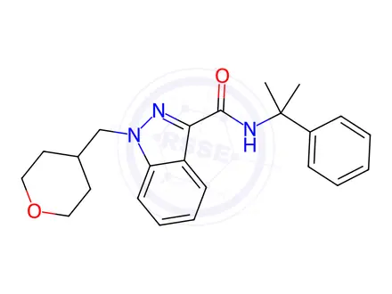 Chemical structure of Cumyl-THPINACA RM