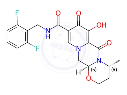 Chemical structure of Dolutegravir Impurity 129