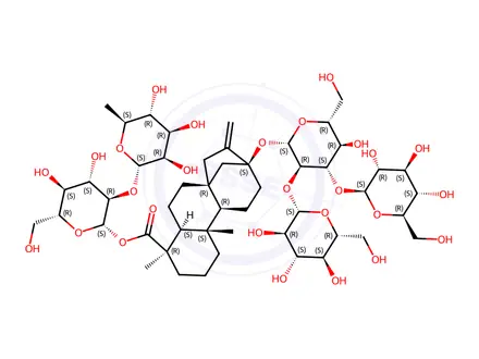 Chemical structure of Rebaudioside J