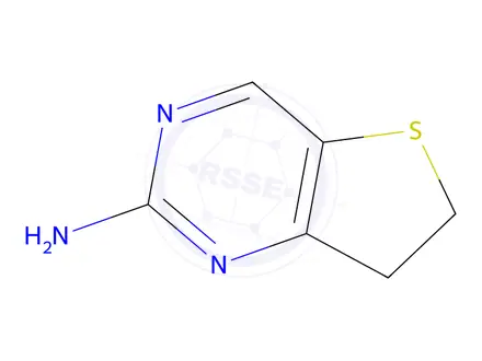 Chemical structure of 6,7-dihydrothieno[3,2-d]pyrimidin-2-amine