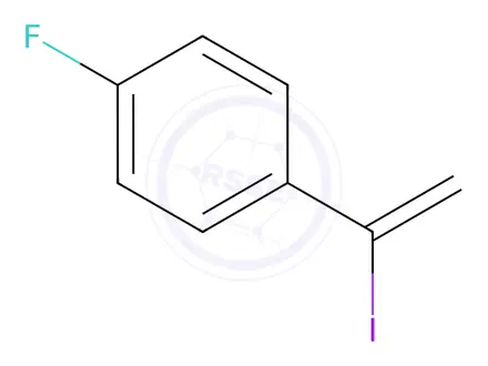 Chemical structure of 1-Fluoro-4-(1-iodoethenyl)benzene