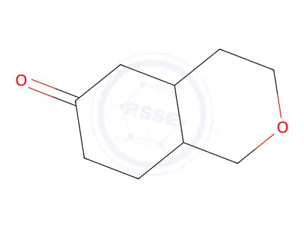 Chemical structure of Octahydro-1H-2-benzopyran-6-one