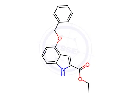 Chemical structure of Ethyl 4-(Benzyloxy)-1H-indole-2-carboxylate