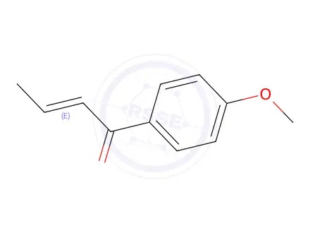Chemical structure of (E)-1-(4-Methoxyphenyl)but-2-en-1-one