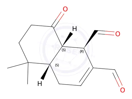 Chemical structure of panudial
