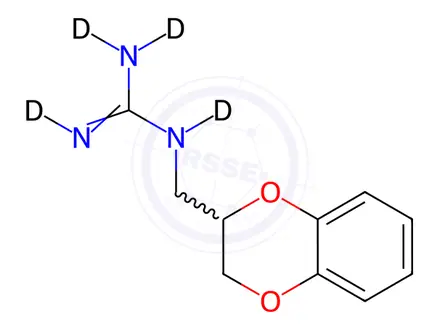 Chemical structure of Guanoxan-d4