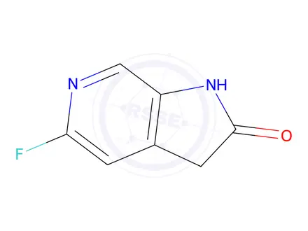Chemical structure of 5-Fluoro-1,3-dihydro-2H-pyrrolo[2,3-c]pyridin-2-one