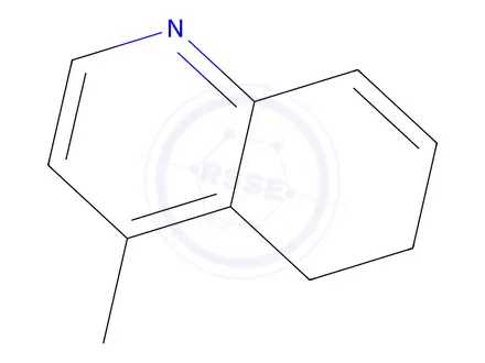 Chemical structure of Quinoline, 5,6-dihydro-4-methyl-(9CI)