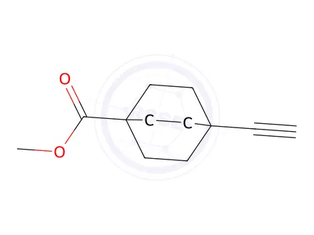 Chemical structure of Methyl4-ethynylbicyclo[2.2.2]octane-1-carboxylate