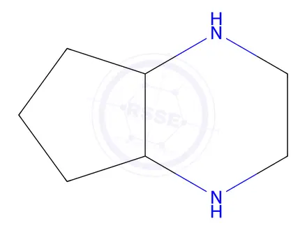 Chemical structure of 1H-Cyclopentapyrazine,octahydro-(9CI)
