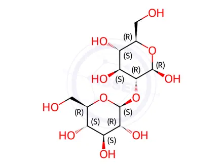 Chemical structure of 2-Obeta-D-glucopyranosyl-beta-D-glucopyranose