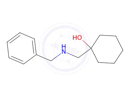 Chemical structure of 1-[(benzylamino)methyl]cyclohexan-1-ol