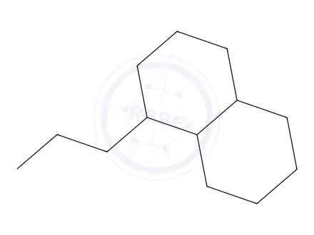 Chemical structure of 1-propyl-decahydronaphthalene